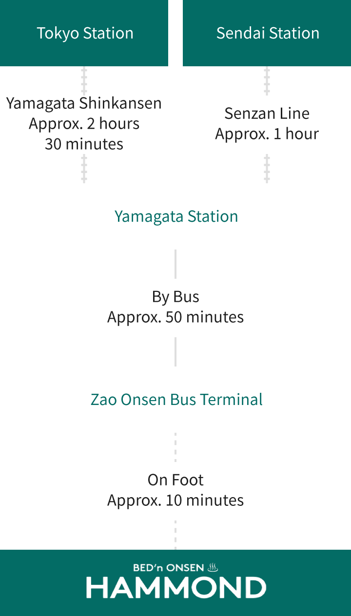 For visitors arriving by public transportation